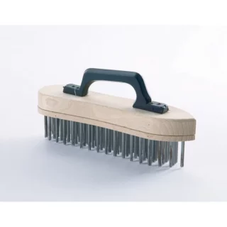 Stalen handborstel