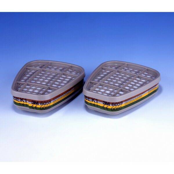 3M 6059 ABEK1 filter (prijs voor 2 stuks)