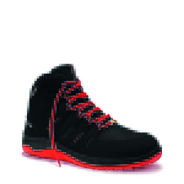 Elten Maddox Black-Red Mid veiligheidsschoen