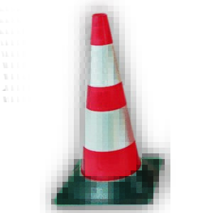 Reflecterende verkeerskegel